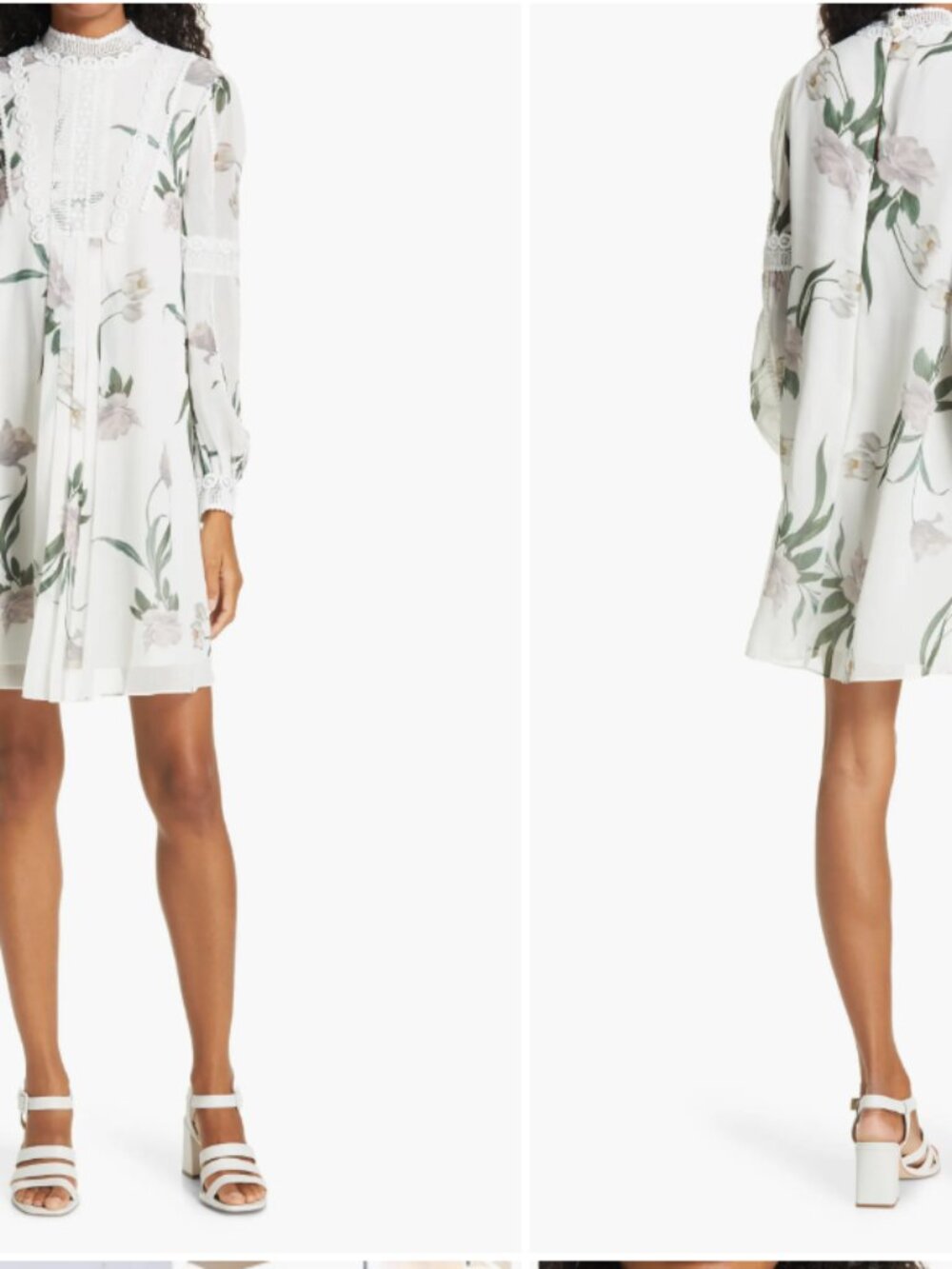 Ted Baker: Leyora Lace Long Sleeve Dress